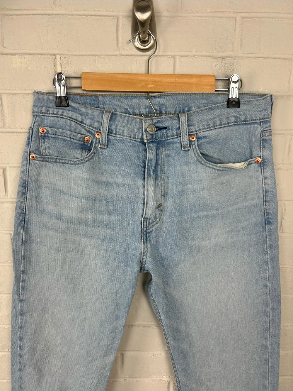 Levi’s Men’s Light Wash Skinny/Slim Jeans Size W32 L34